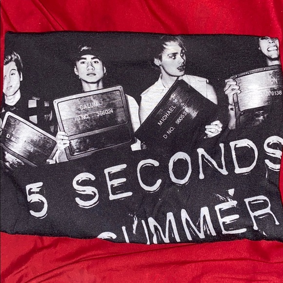 5SOS Long Sleeve Shirt - Picture 2 of 3
